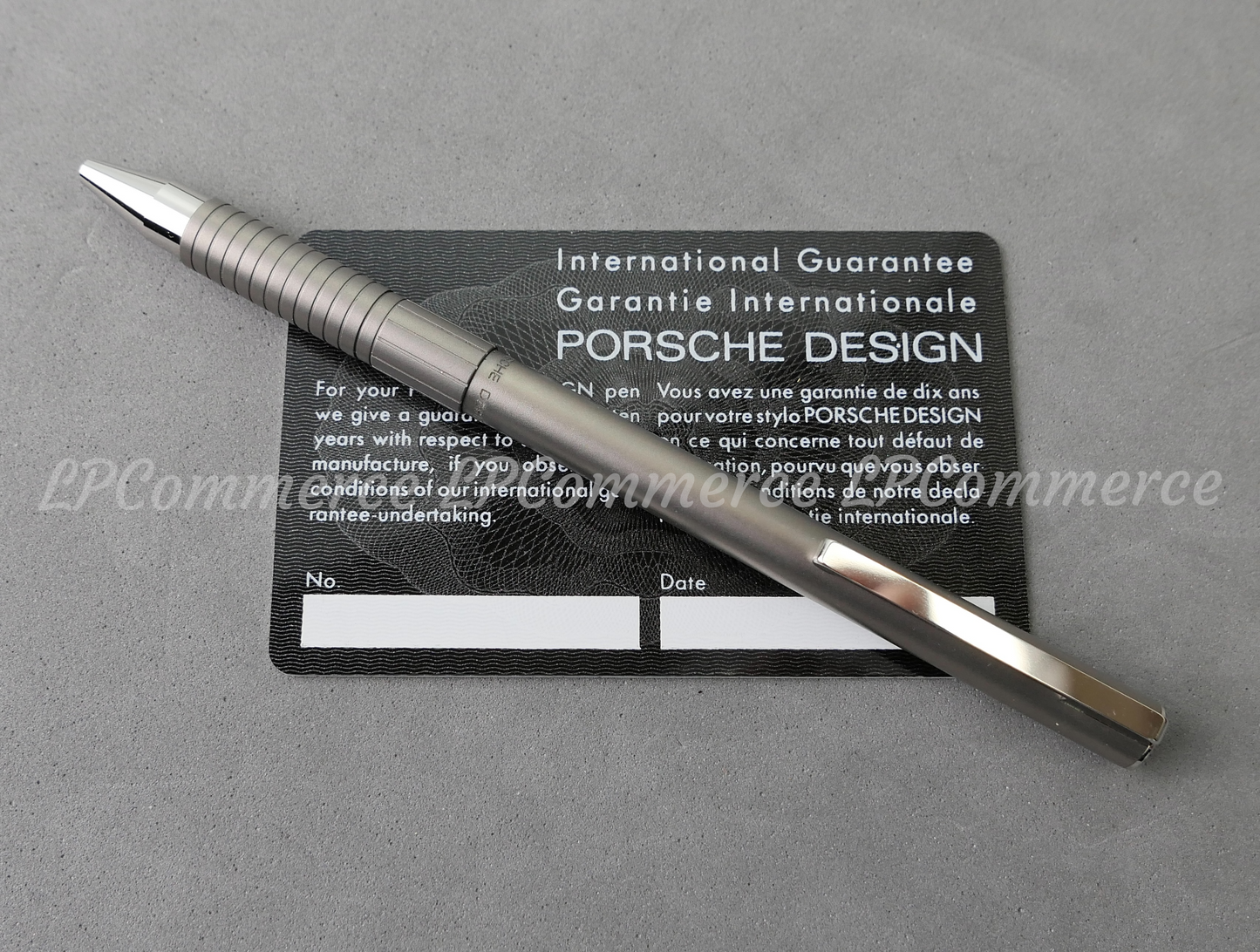 Penna sfera  Porsche Design Titanium 41022 NOS Ballpoint pen 911 box legno