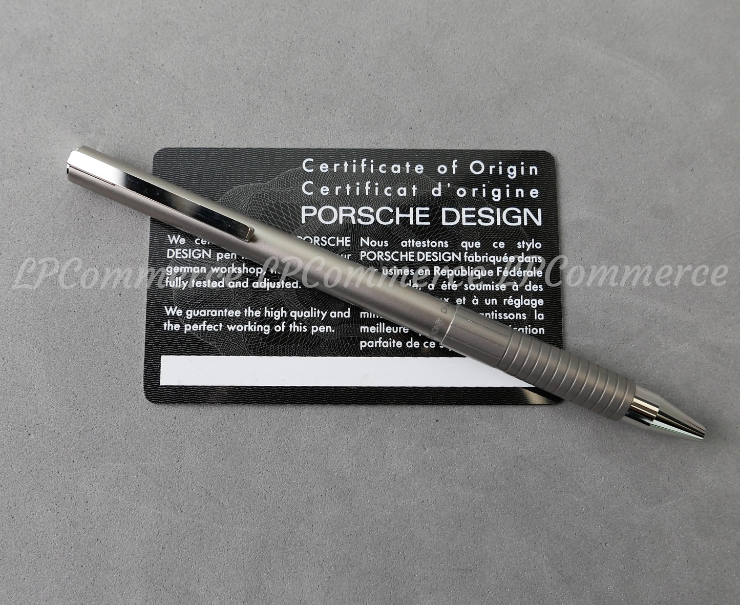 Penna sfera  Porsche Design Titanium 41022 NOS Ballpoint pen 911 box legno