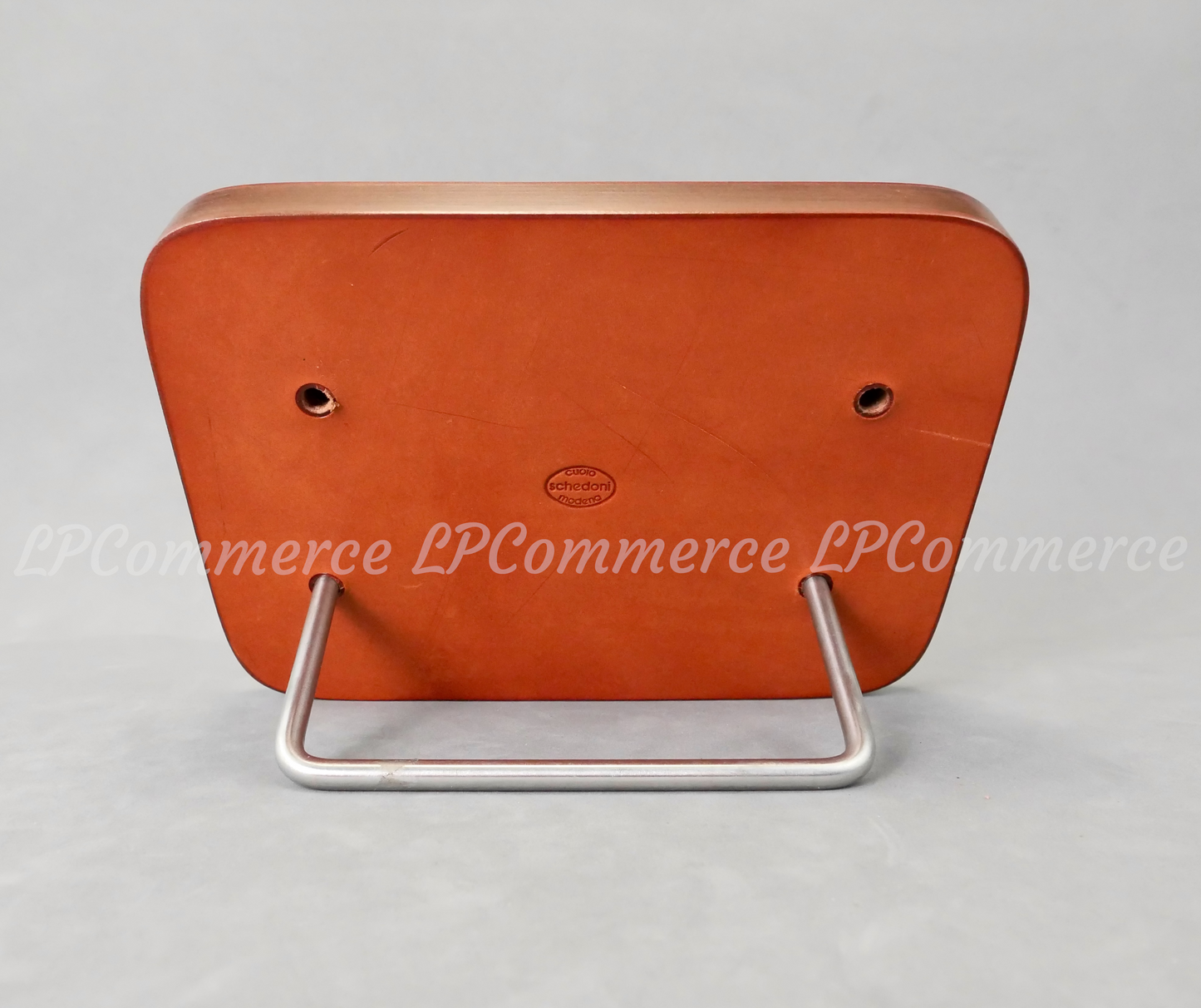 Fermacarte Ferrari su base cuoio Schedoni Valvole Formula Uno F1 1995 Marlboro