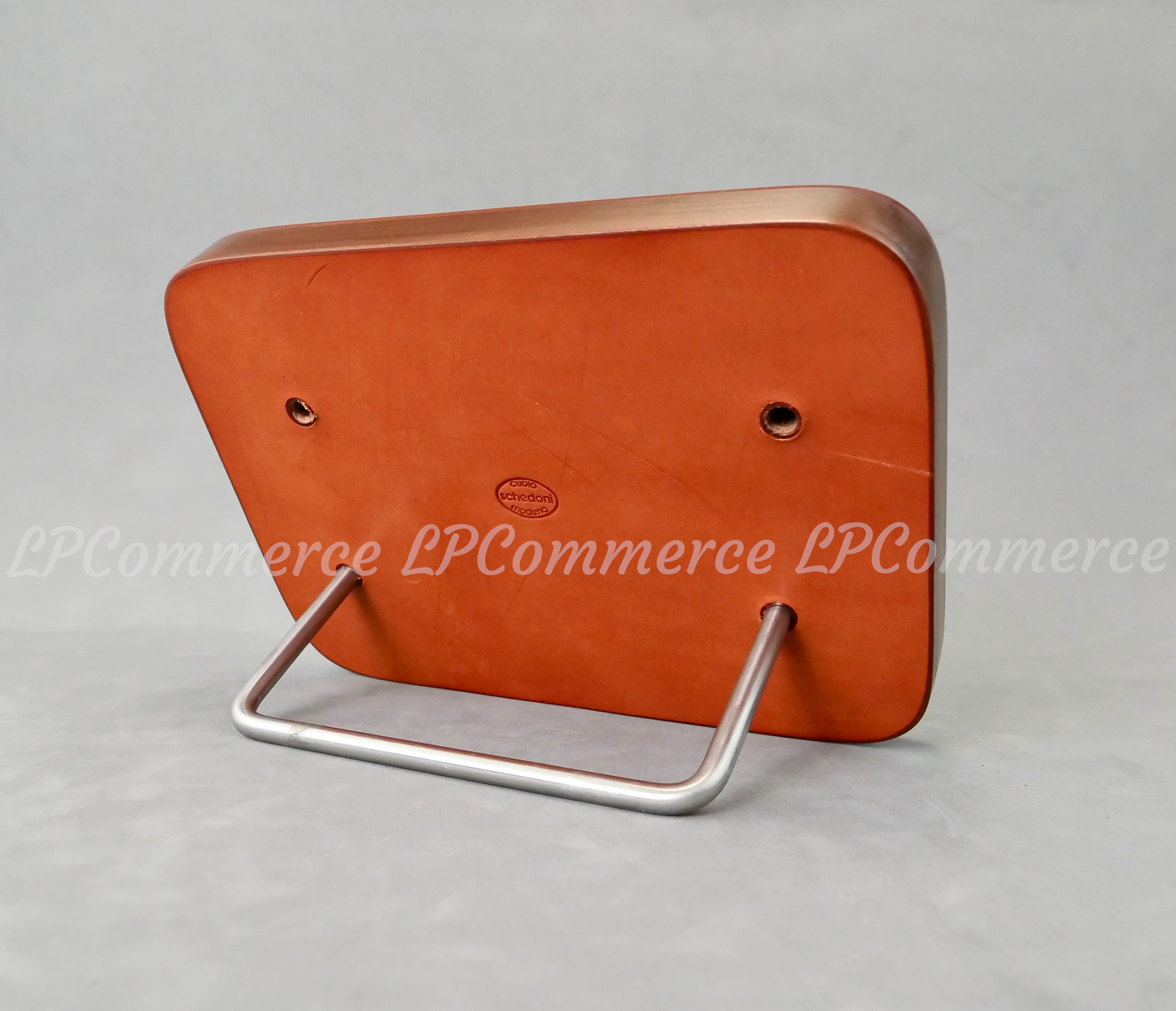 Fermacarte Ferrari su base cuoio Schedoni Valvole Formula Uno F1 1995 Marlboro