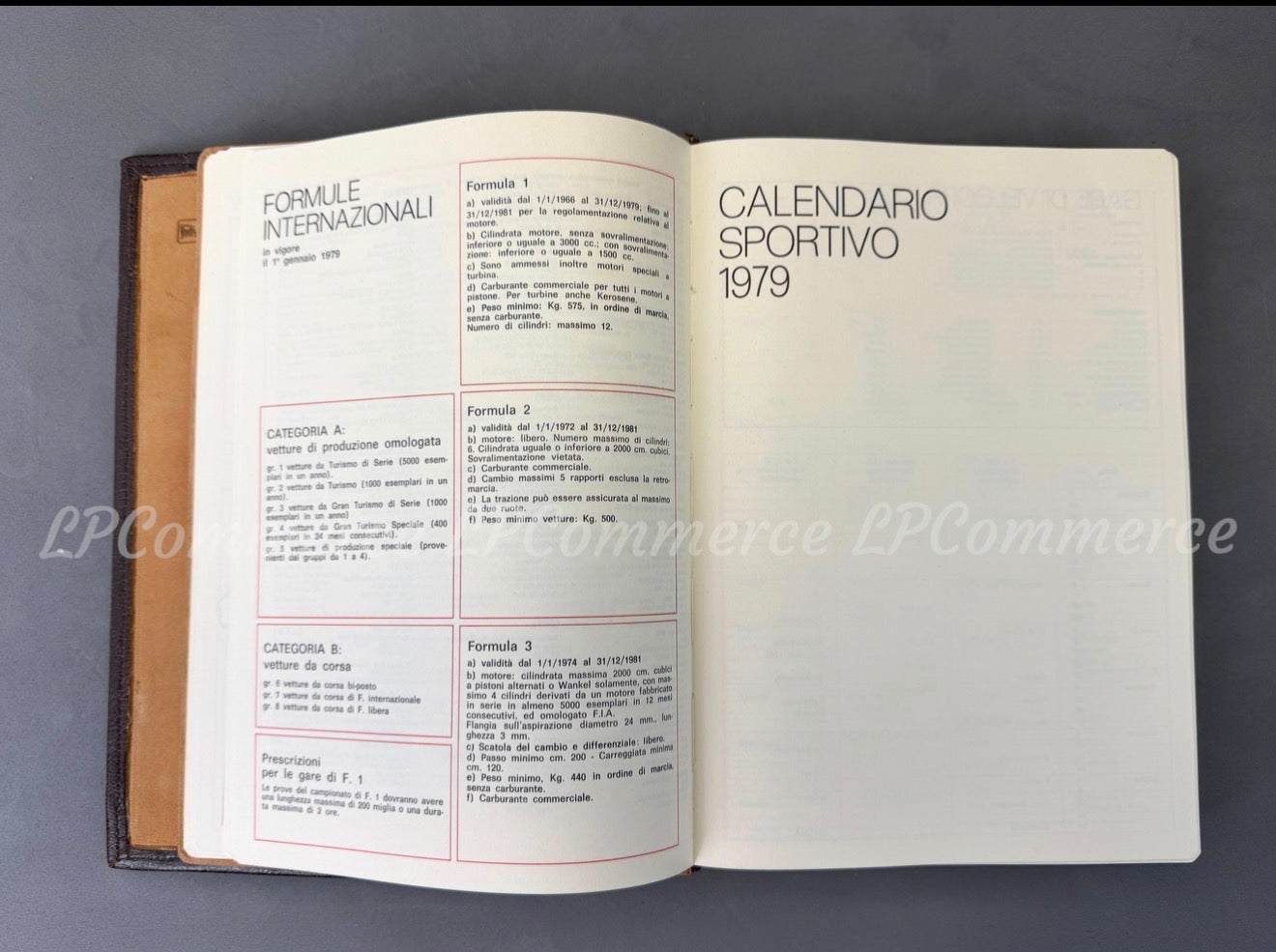 Agenda Ferrari 1979 porta documenti anni 80 document holder NOS Agip