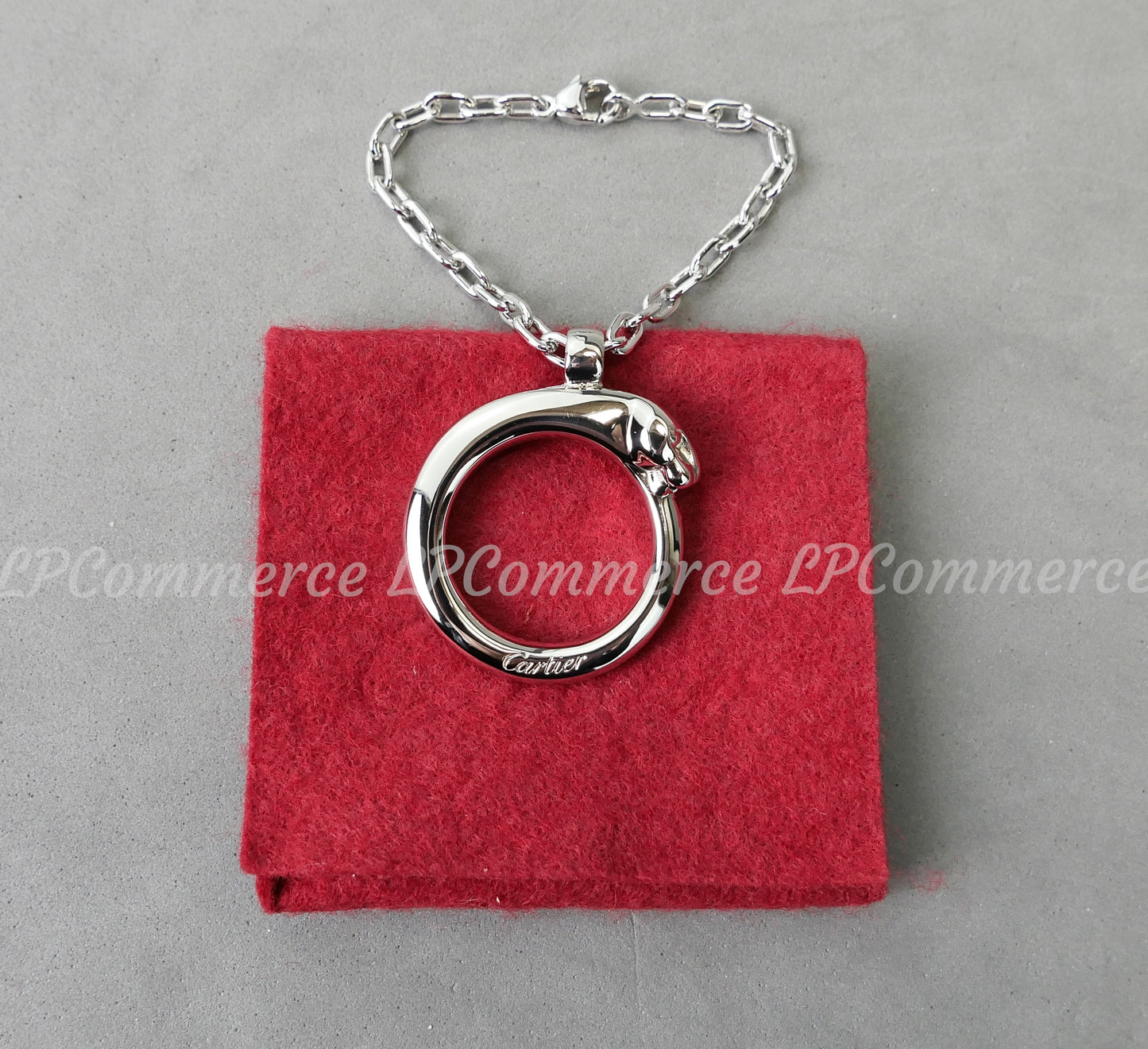 Portachiavi Cartier Panthere NOS keychain ref. T1220147 box vintage pendant