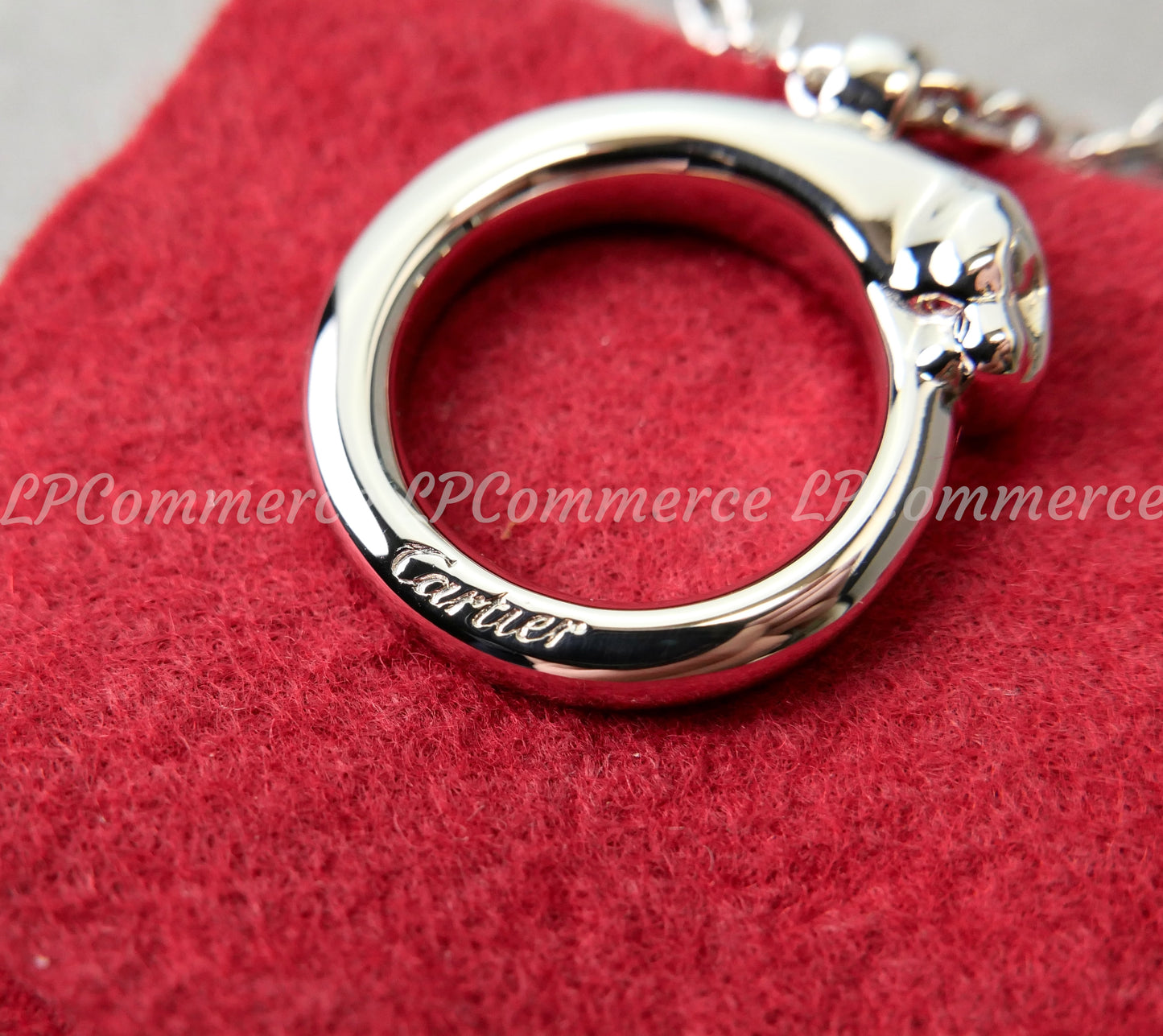 Portachiavi Cartier Panthere NOS keychain ref. T1220147 box vintage pendant