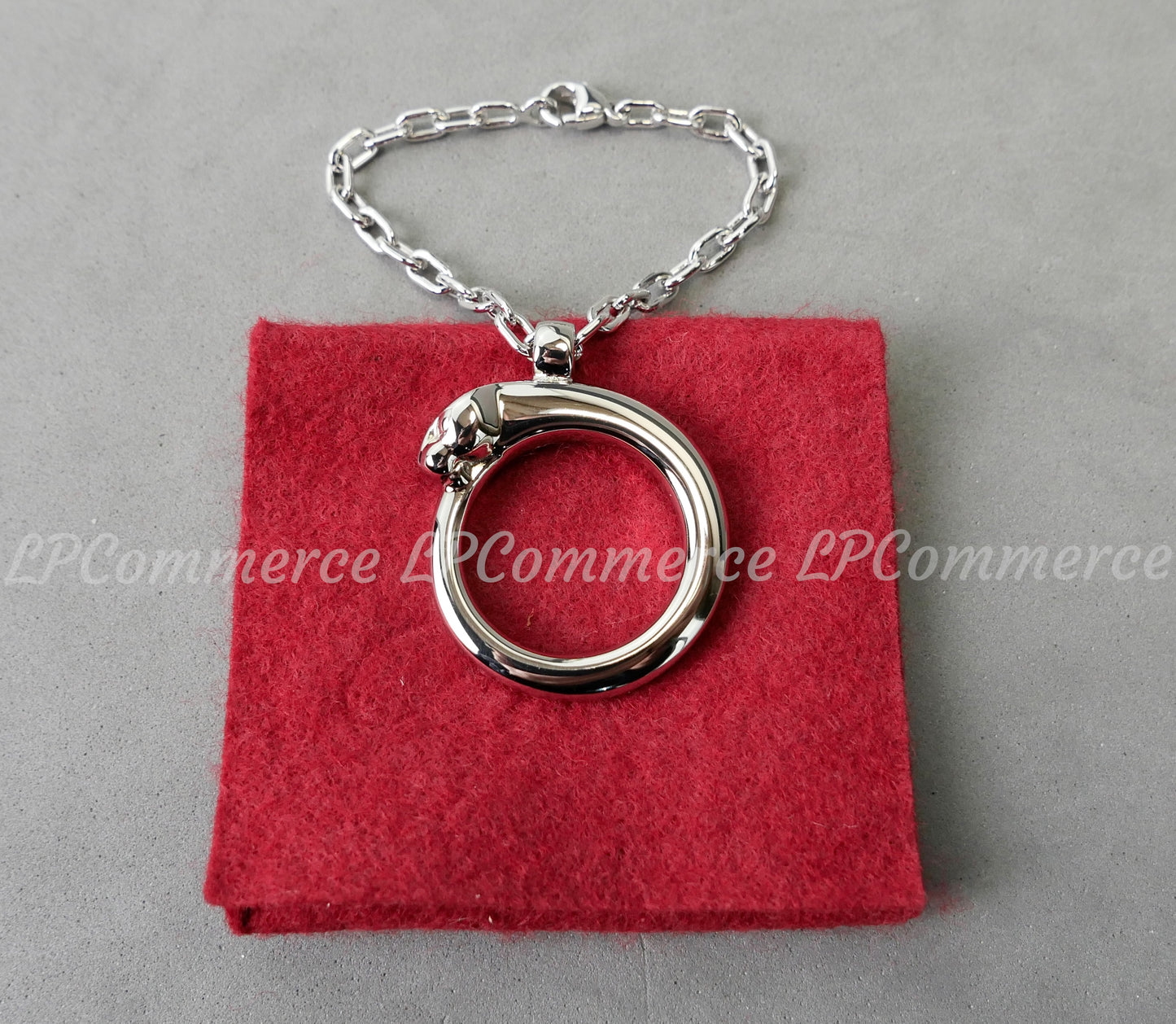 Portachiavi Cartier Panthere NOS keychain ref. T1220147 box vintage pendant